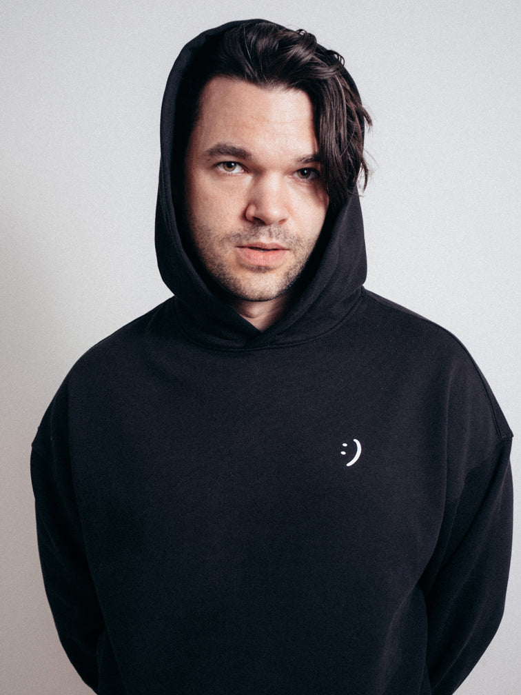 LIEBE LIEBE LIEBE Unisex-Hoodie Oversized (Black)