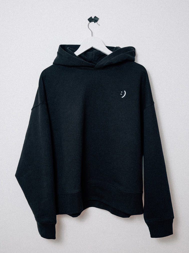 LIEBE LIEBE LIEBE Unisex-Hoodie Oversized (Black)