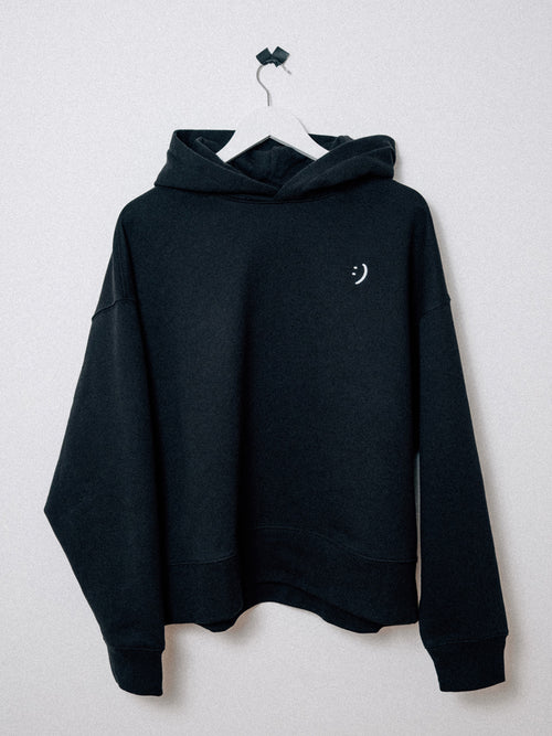 LIEBE LIEBE LIEBE Unisex-Hoodie Oversized (Black)