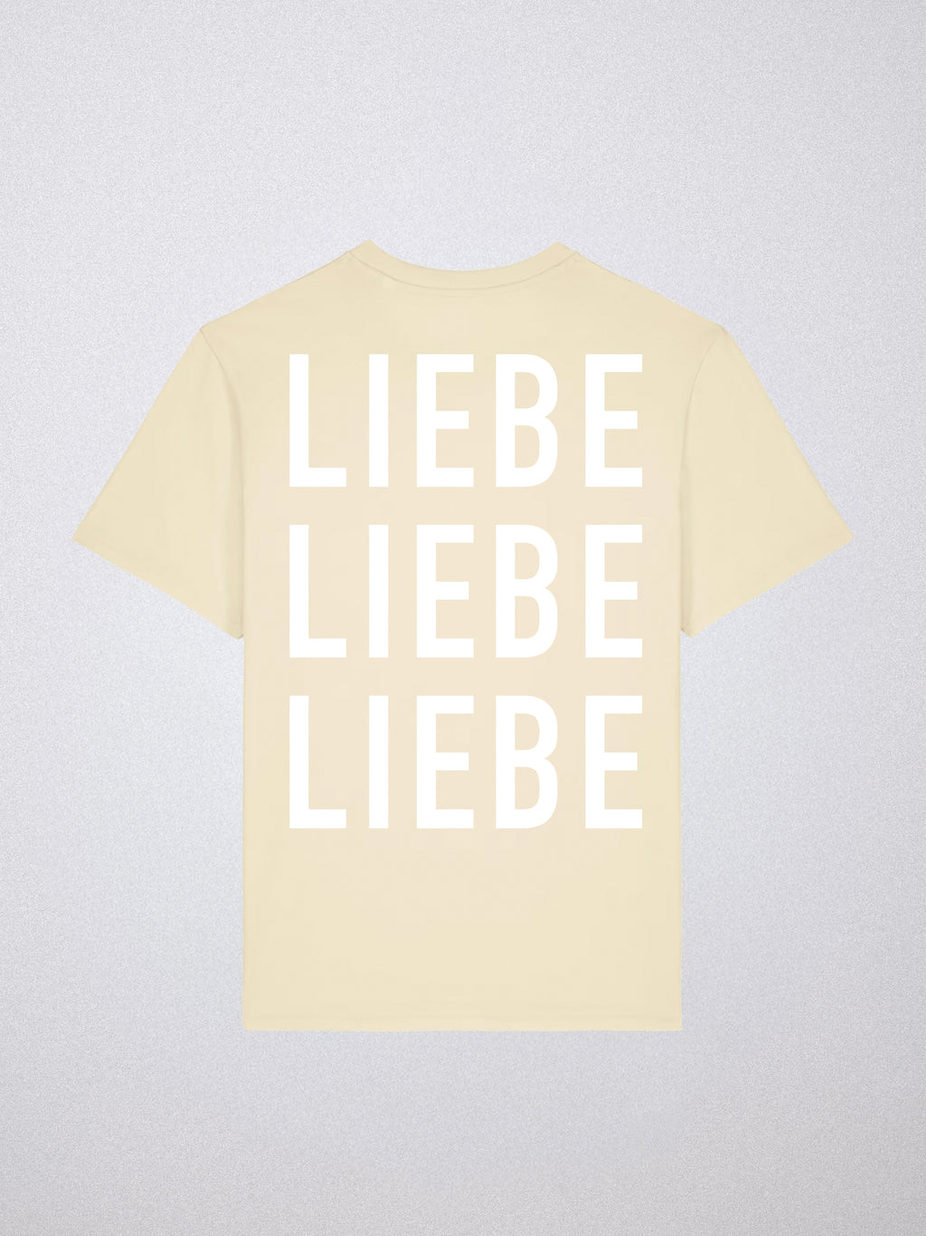LIEBE LIEBE LIEBE Unisex-Shirt Medium Fit (Black)