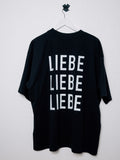 LIEBE LIEBE LIEBE Unisex-Shirt Oversized (Black)